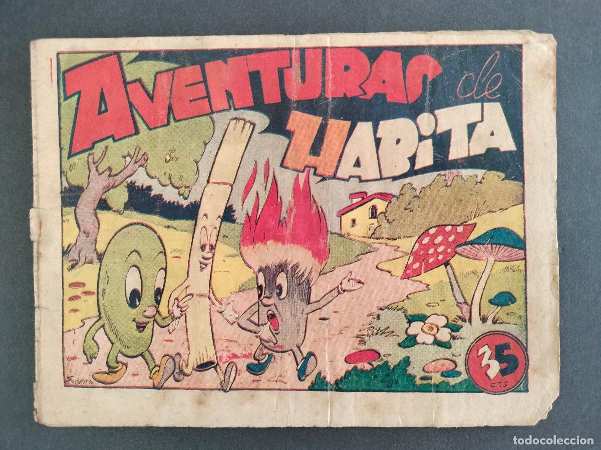 Comics: COLECCION PARVULIN N&ordm; 8 AVENTURAS DE HABITA AMELLER EDITOR 1948 MUY DIFICIL!!!