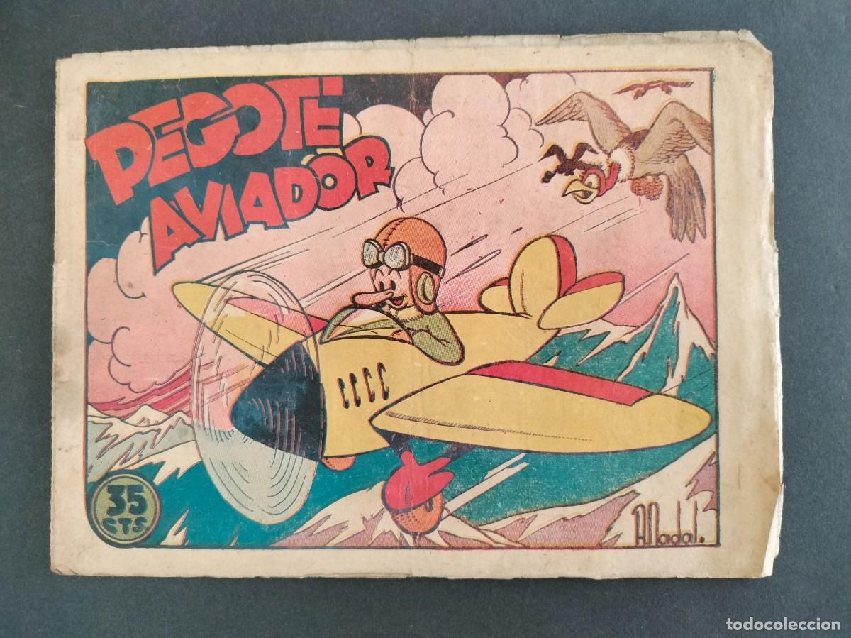 Comics: COLECCION PARVULIN N&ordm; 22 PEGOTE AVIADOR AMELLER EDITOR 1948 MUY DIFICIL!!!