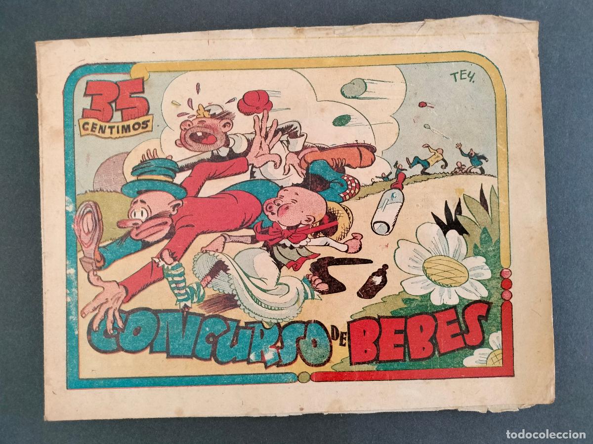 Comics: COLECCION PARVULIN N&ordm; 28 CONCURSO DE BEBES AMELLER EDITOR 1948 MUY DIFICIL!!!