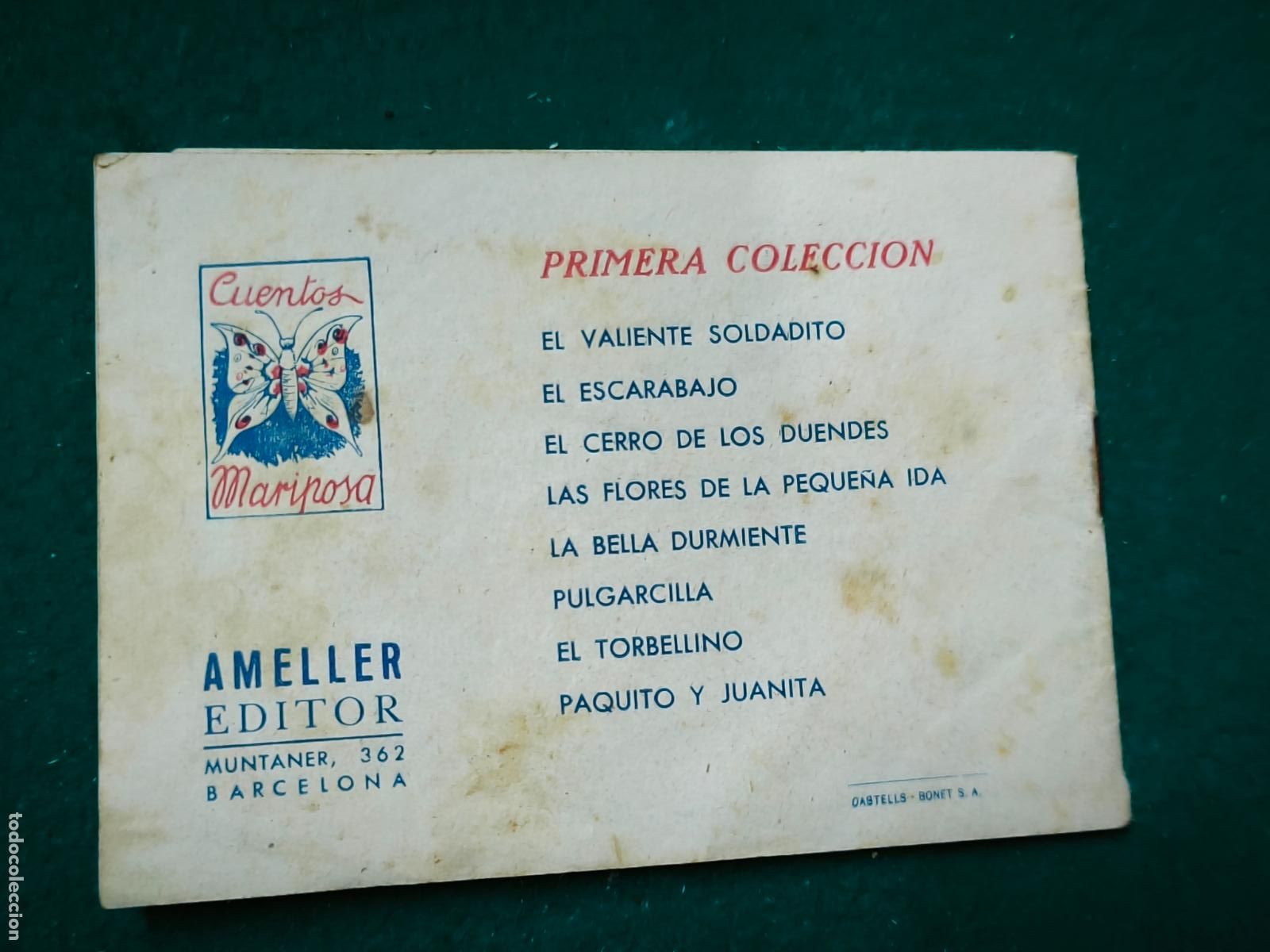 Tebeos: Cuento la bella durmiente . Ameller editor. 25 cms. Cuentos mariposa, primera colecci&oacute;n. - Foto 4