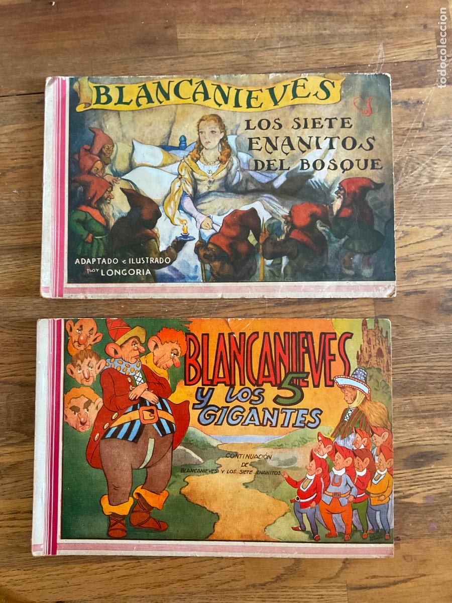 Comics: BLANCANIEVES Y LOS SIETE ENANITOS DEL BOSQUE + Y LOS 5 GIGANTES - LONGORIA - AMELLER