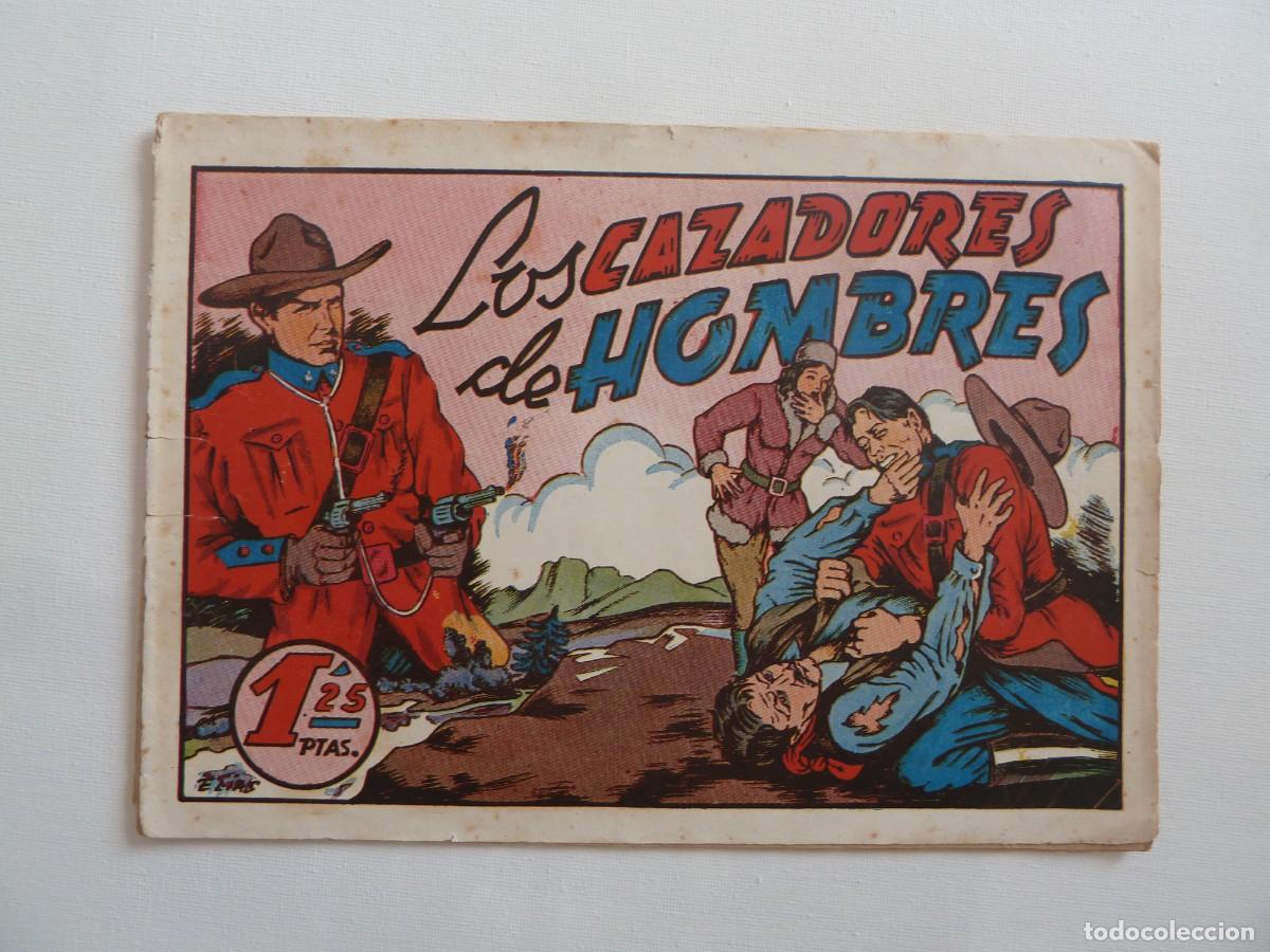 Tebeos: HISTORIETAS GRAFICAS AMELLER MONOGRAFICOS N&ordm; 42 LOS CAZADORES DE HOMBRES,ORIGINAL