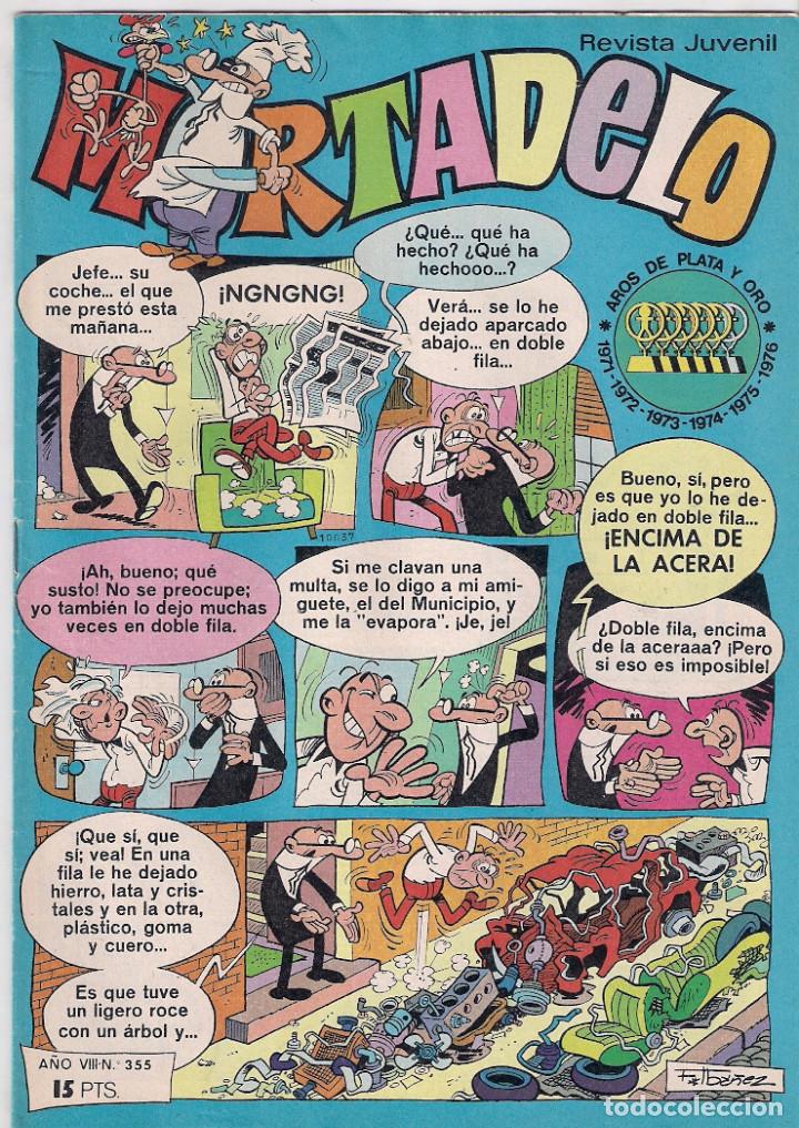 Tebeos: Mortadelo semanal. n&ordm; 355 - Foto 1