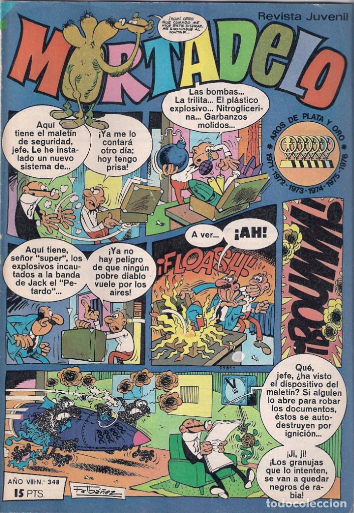 Tebeos: Mortadelo semanal. n&ordm; 348 - Foto 1