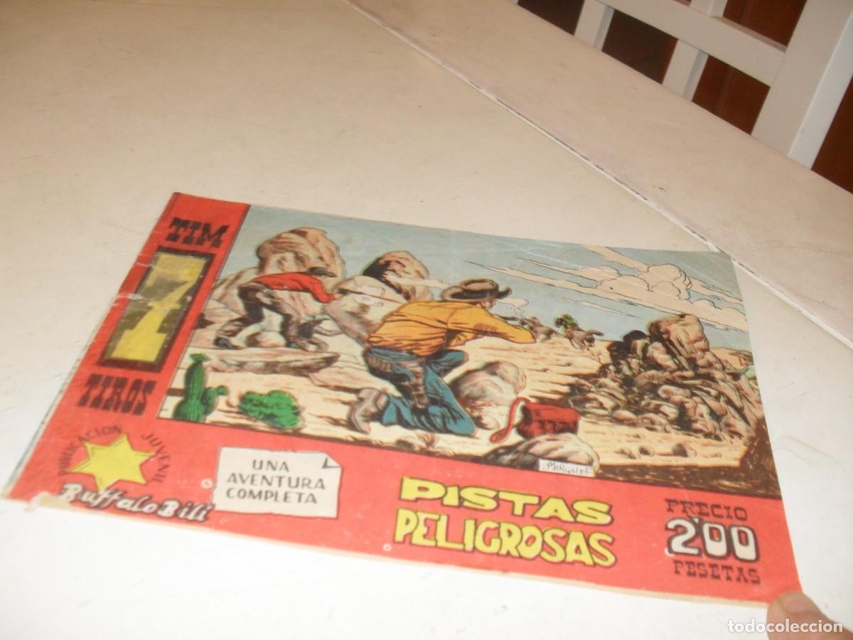 Comics: (ORIGINAL),TIM 7 TIROS N&ordm; 6,PISTAS PELIGROSAS,DE 14.EDITA BERNABEU,A&Ntilde;O 1964