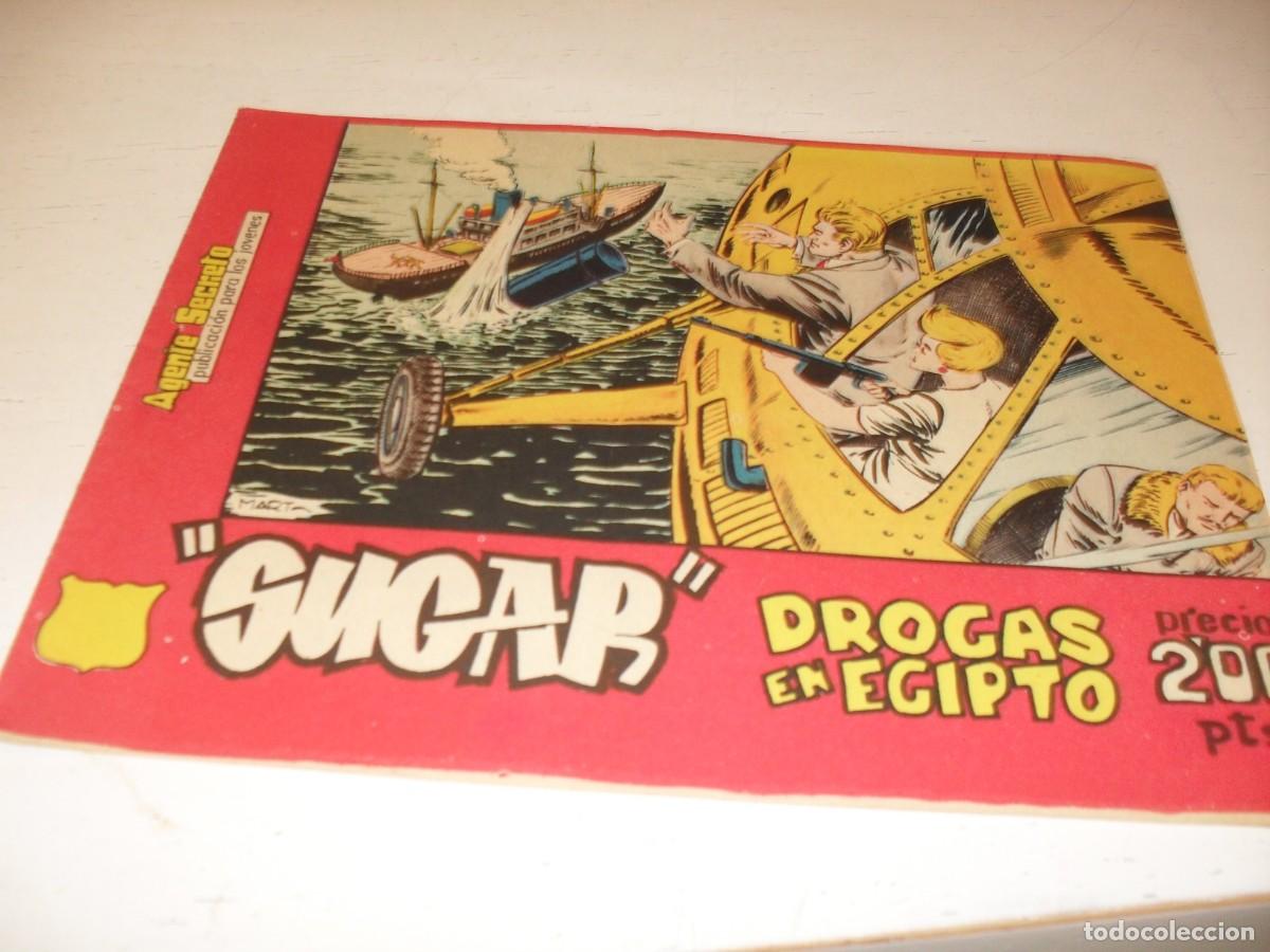 Comics: (ORIGINAL),SUGAR N&ordm; 4,DE 62,DROGAS EN EGIPTO,EDITORIAL BERNABEU,1964