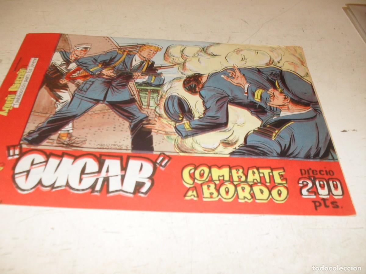 Giornalini: (ORIGINAL),SUGAR N&ordm; 35,COMBATE A BORDO,DE 62,BERNABEU,1964