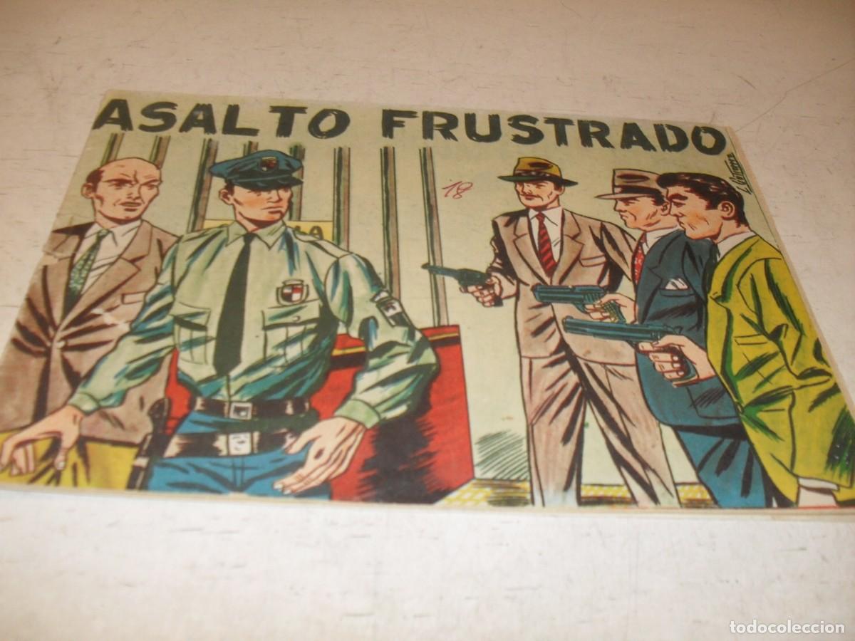 Giornalini: (ORIGINAL),ASALTO FRUSTRADO,TEBEO POLICIACO EDITADO POR BERNABEU,A&Ntilde;O 1965