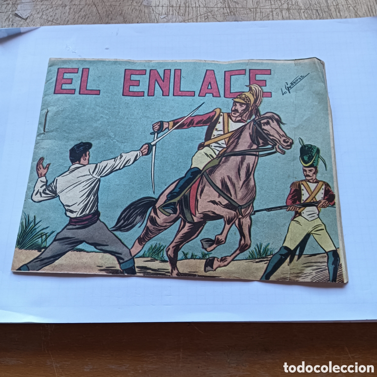 Tebeos: EL ENLACE NUM6 EDI.BERNABEU ORIGINAL