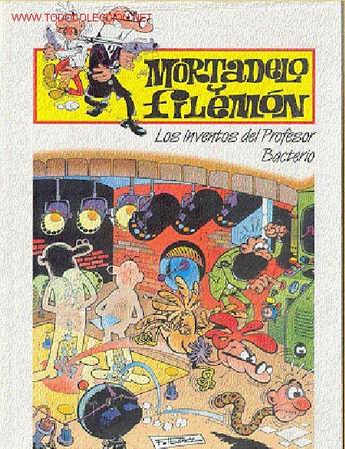 Tebeos: MORTADELO Y FILEM&Oacute;N, LOS INVENTOS DEL PROFESOR BACTERIO - Foto 1