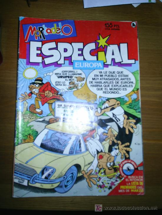 Tebeos: MORTADELO ESPECIAL EUROPA - Foto 1