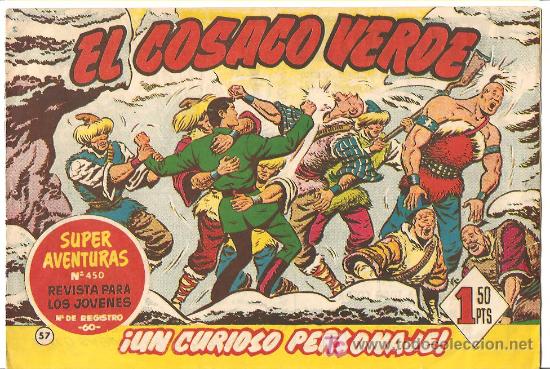 Tebeos: EL COSACO VERDE ORIGINAL N&ordm; 57 - Foto 1
