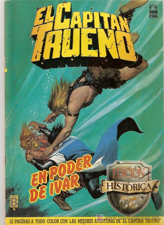 Tebeos: CAPITAN TRUENO ED. HISTORICA  N&ordm; 130  EN PODER DE IVAR - Foto 1