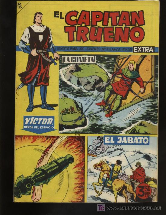 Tebeos: CAPITAN TRUENO EXTRA N&ordm; 313 - Foto 1