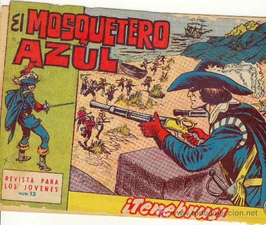 Tebeos: (COM-529)COMIC EL MOSQUETERO AZUL N&ordm;13 - Foto 1