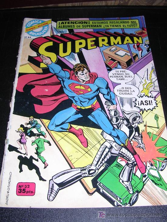 Tebeos: SUPERMAN N&ordm;84, COMICS BRUGUERA, 1980 - Foto 1