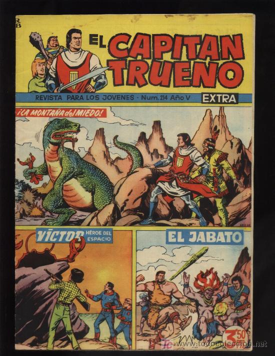 Tebeos: CAPITAN TRUENO EXTRA N&ordm; 214 - Foto 1