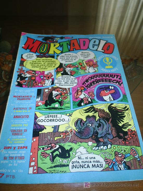Tebeos: M69 MORTADELO NUM 136 - Foto 1
