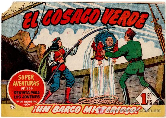 Tebeos: EL COSACO VERDE N&ordm; 40, - Foto 1