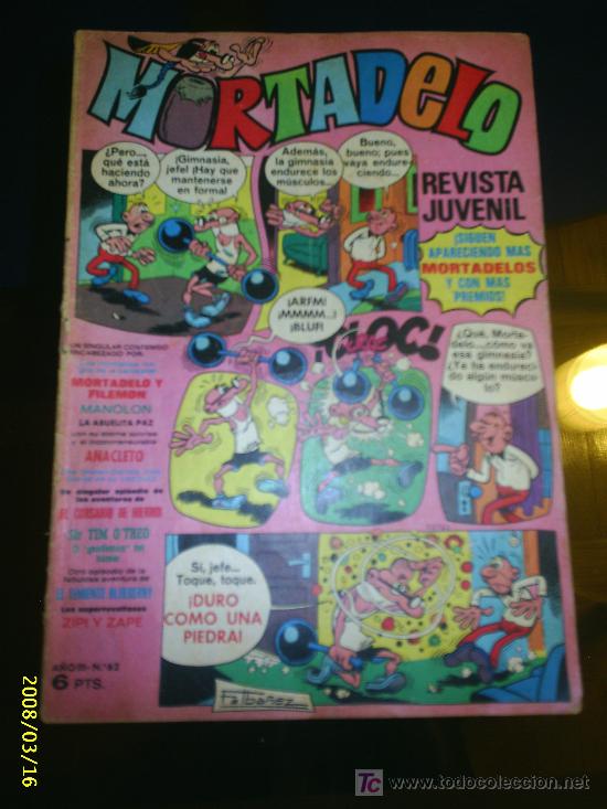Tebeos: M69 MORTADELO NUMERO 62 - Foto 1