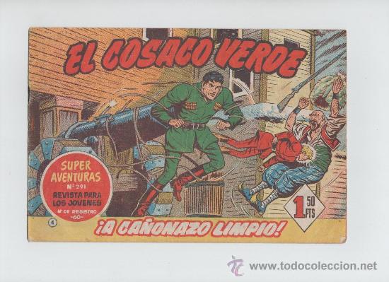 Tebeos: el cosaco verde n&ordm;4 original - Foto 1
