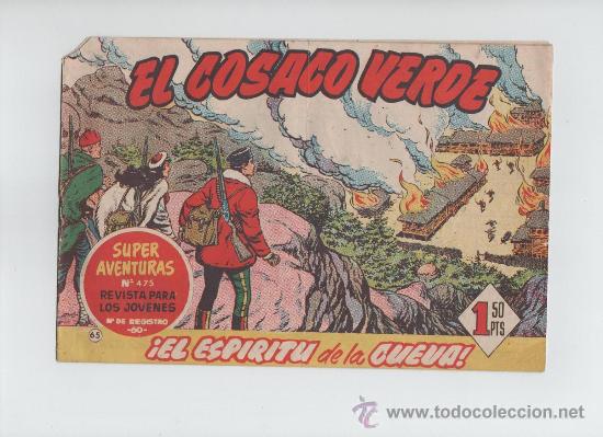 Tebeos: el cosaco verde n&ordm;65 original - Foto 1