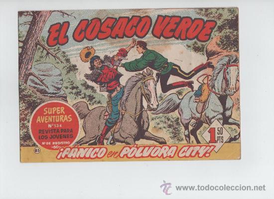 Tebeos: el cosaco verde n&ordm;85 original - Foto 1