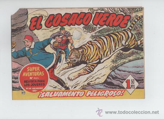 Tebeos: el cosaco verde n&ordm;62 original - Foto 1