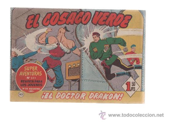 Tebeos: el cosaco verde n&ordm;92 original - Foto 1