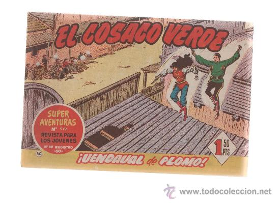 Tebeos: el cosaco verde n&ordm;80 original - Foto 1