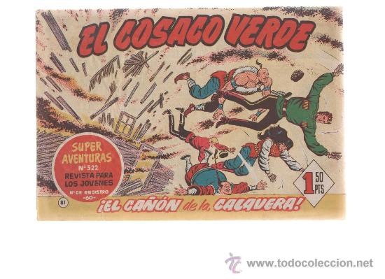 Tebeos: el cosaco verde n&ordm;81 original - Foto 1