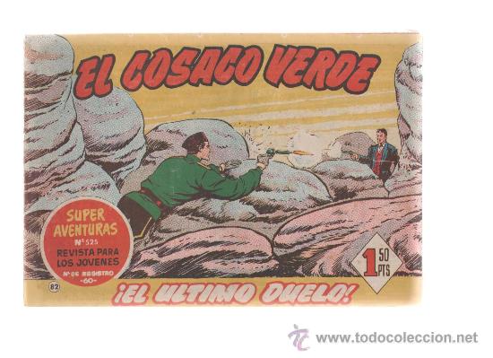 Tebeos: el cosaco verde n&ordm;82 original - Foto 1