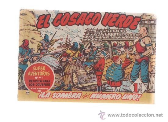 Tebeos: el cosaco verde n&ordm;67 original - Foto 1
