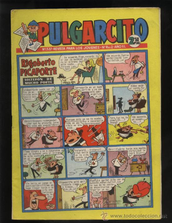 Tebeos: PULGARCITO N&ordm; 1537 - Foto 1