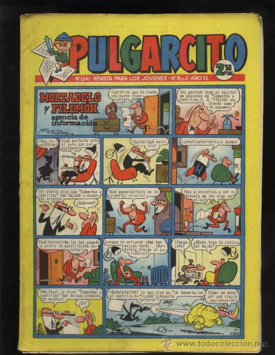 Tebeos: PULGARCITO N&ordm; 1541 - Foto 1