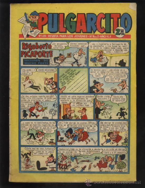 Tebeos: PULGARCITO N&ordm; 1618 - Foto 1