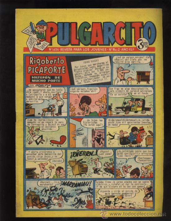 Tebeos: PULGARCITO N&ordm; 1634 - Foto 1