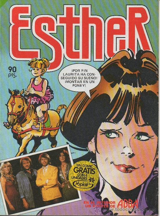 Tebeos: TEBEO DE ESTHER N&ordm; 66 POSTER ABBA - Foto 1