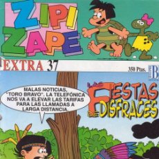 Tebeos: ZIPI Y ZAPE EXTRA Nº 37. INCLUYE AVENTURA LARGA DE LOS PITUFOS.