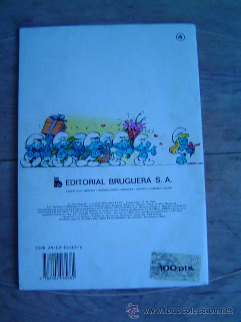 Tebeos: LOS PITUFOS  N&ordm; 4  EDITORIAL BRUGUERA - Foto 2