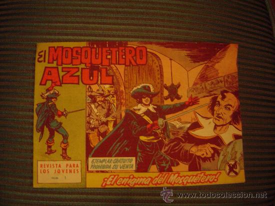 Tebeos: Tebeo El mosquetero azul n&ordm;1 - Foto 1