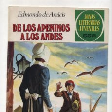 Tebeos: JOYAS LITERARIAS JUVENILES Nº 75. DE LOS APENINOS A LOS ANDES. Lote 21936954