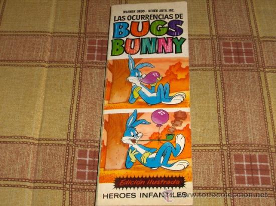 Tebeos: H&Eacute;ROES INFANTILES 6 LAS OCURRENCIAS DE BUGS BUNNY BRUGUERA 1&ordf; ED MBE REGALO BARAJA FOURNIER COMPLETA