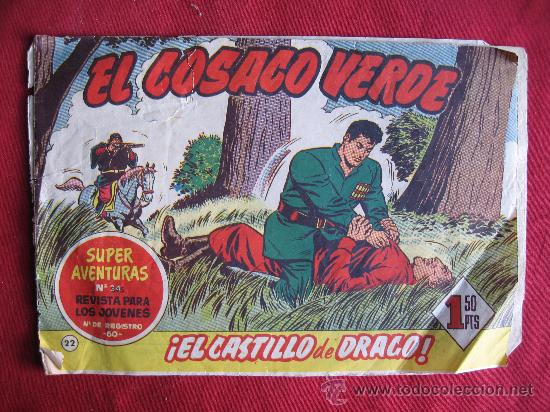 Tebeos: EL COSACO VERDE - EL CASTILLO DE DRAGO - N&ordm; 34 - Foto 1