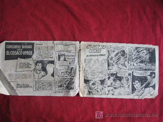 Tebeos: EL COSACO VERDE - EL CASTILLO DE DRAGO - N&ordm; 34 - Foto 2