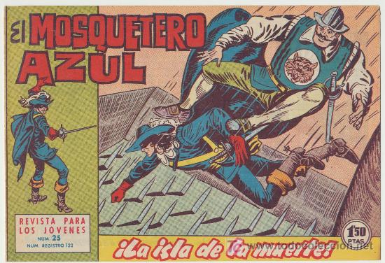 Tebeos: El Mosquetero Azul n&ordm; 25. - Foto 1