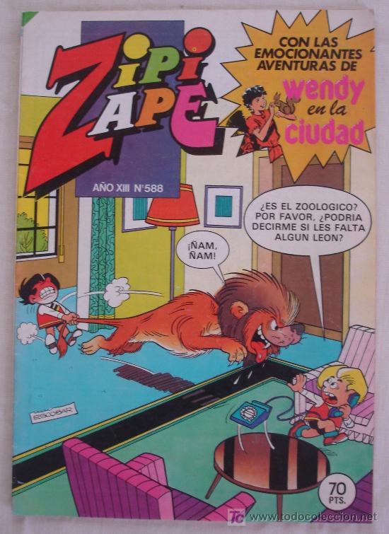Giornalini: ZIPI ZAPE - A&Ntilde;O XIII - N&ordm; 588.