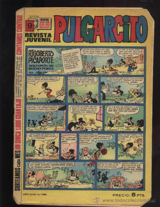 Tebeos: PULGARCITO N&ordm; 1984 - Foto 1