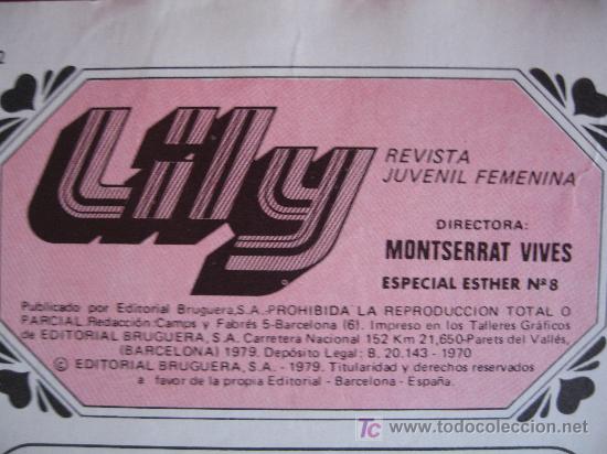 Tebeos: LILY - ESPECIAL ESTHER - Foto 3