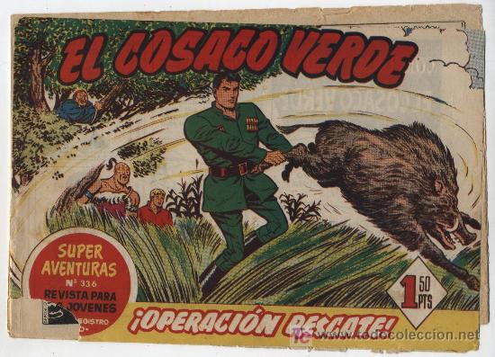 EL COSACO VERDE Nº 19. (Tebeos y Comics - Bruguera - Cosaco Verde)